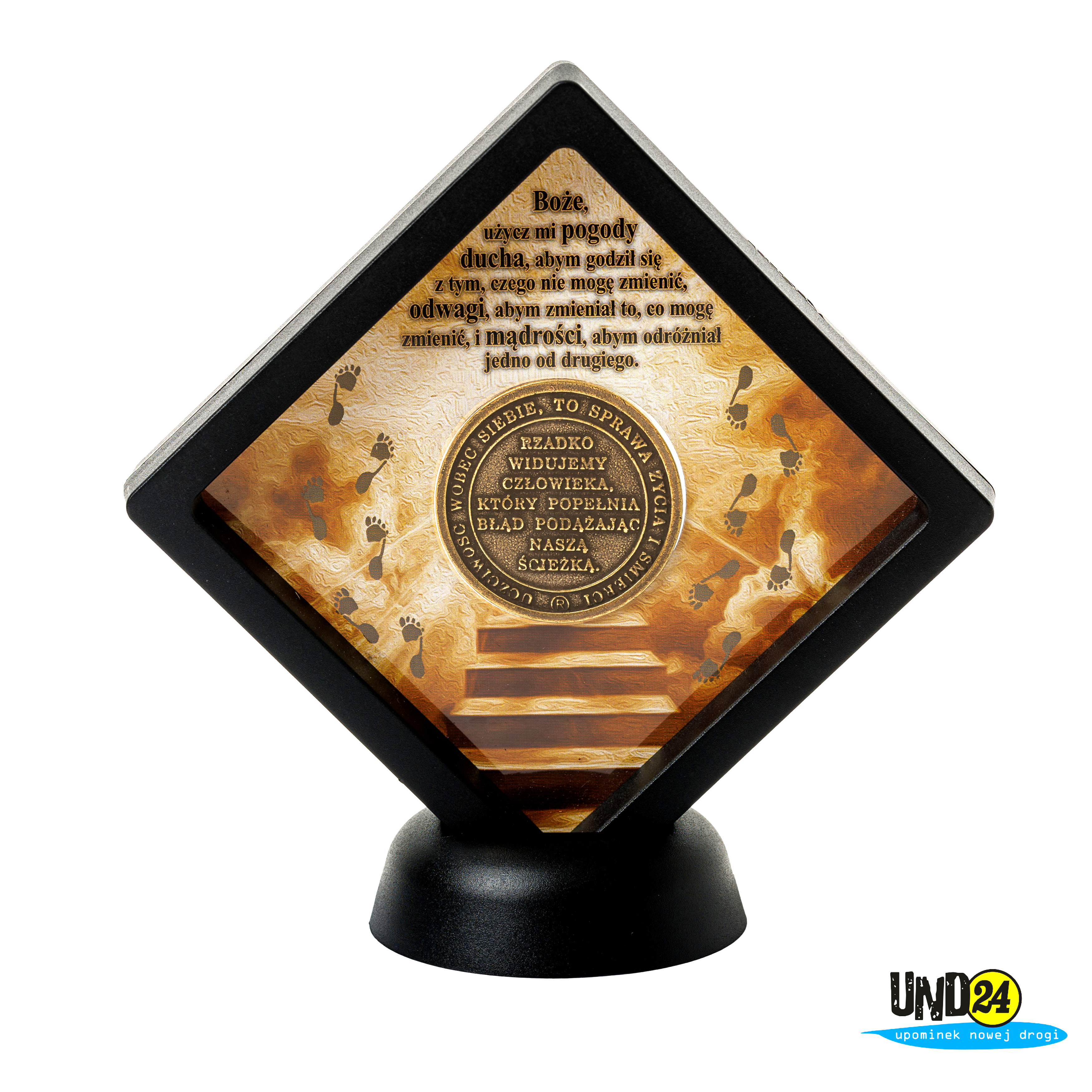 Ekspozytor - ramka duża na medal